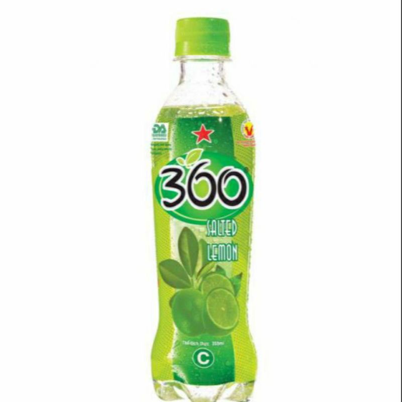 6 Chai Nước chanh muối 360 chai 355ml