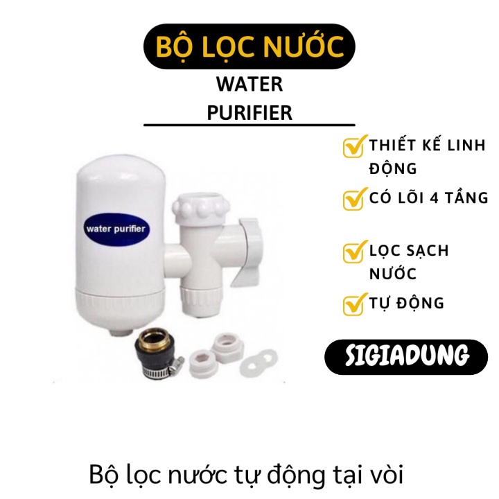 [SGD] Bộ Lọc Nước - Đầu lọc nước tại vòi Water Purifier làm sạch nước - lõi lọc 4 cấp độ 2643