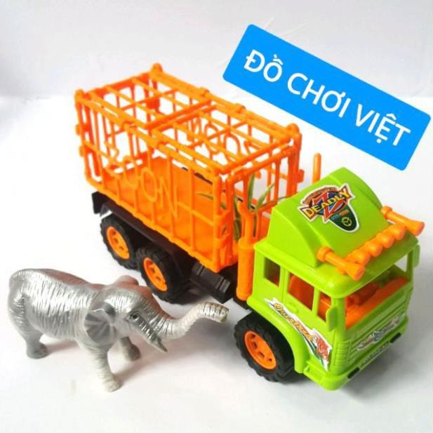 [CHẤT LƯỢNG] Xe chở thú bánh đà tặng kèm 1 thú (352-93)