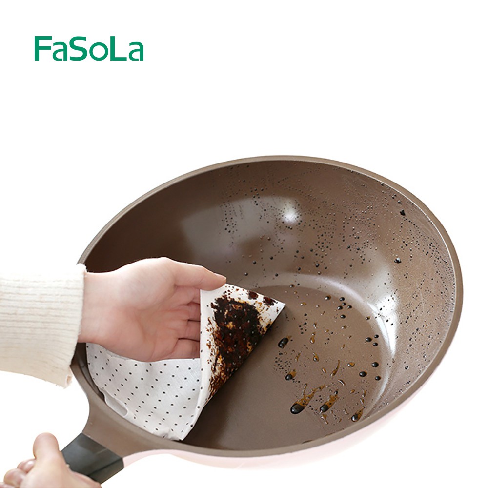 Khăn lau bếp đa năng - Khăn lau tiện lợi (50 tờ) [FASOLA] FSLPS-188