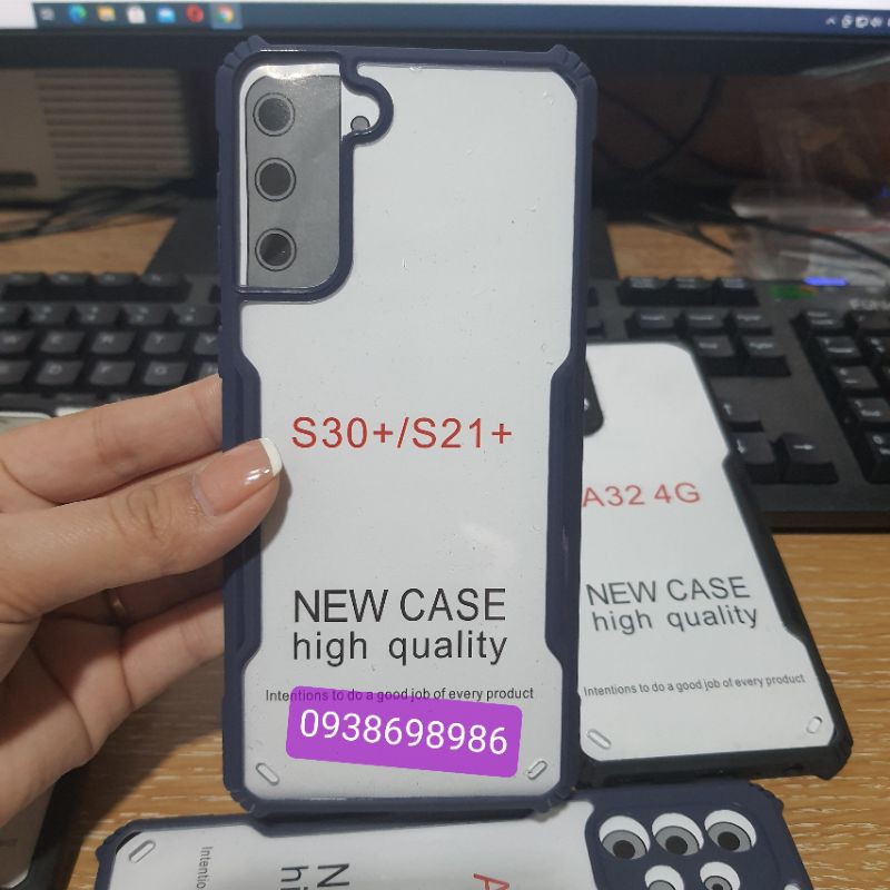 Samsung A32 4G, A52, A72_Ốp lưng trong cứng viền màu dẻo chống sốc giả XUNDD siêu đẹp