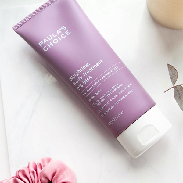 Kem dưỡng thể Paula Choice 2% BHA Weightless Body Treatment / 10% AHA đều màu da BeeSkincare