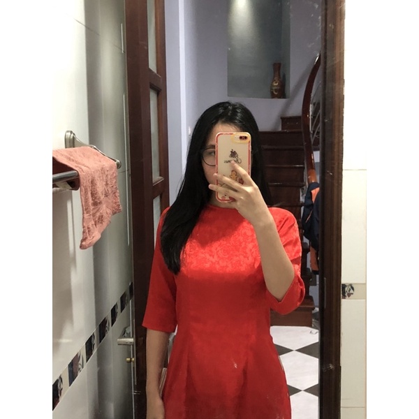 Pass áo dài vải lụa siêu xinh