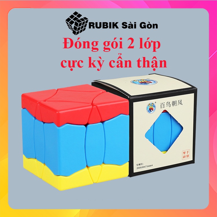 Rubik Biến Thể Phoenix Cube 3x3 Cao Cấp Rubic ShengShou Phượng Hoàng Sáng Tạo Đẹp Mắt Xoay Trơn Giá Rẻ