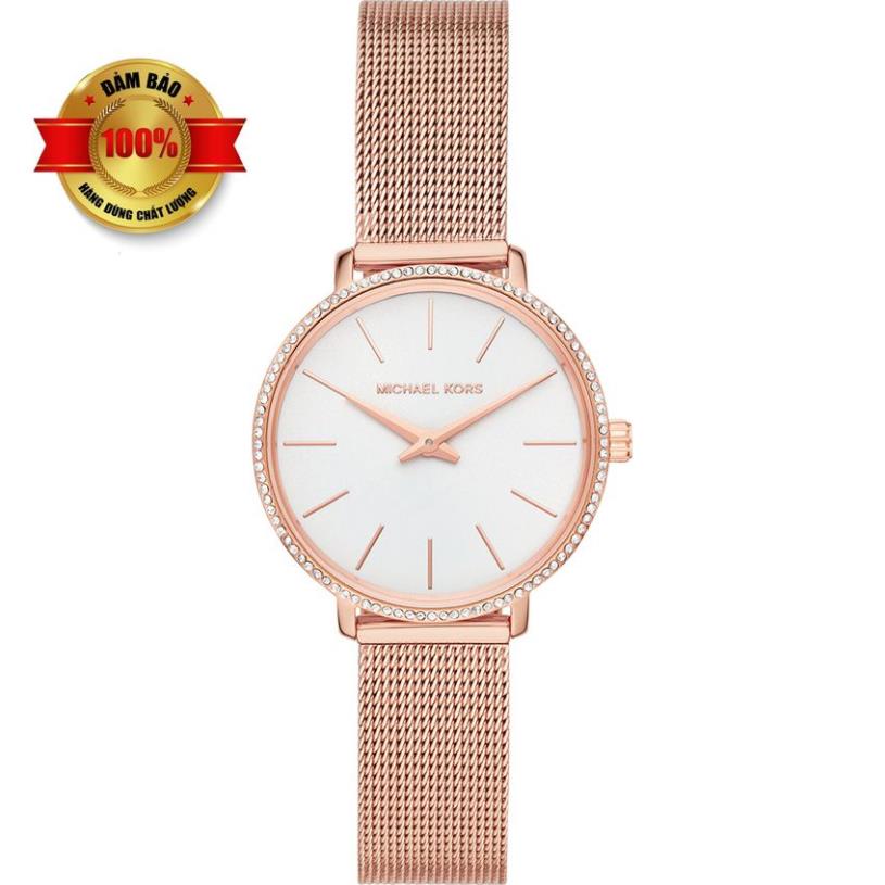 Đồng Hồ Nữ Michael Kors MK4588 Nền Mặt Xà Cừ, Đính Viền Pha Lê 32mm