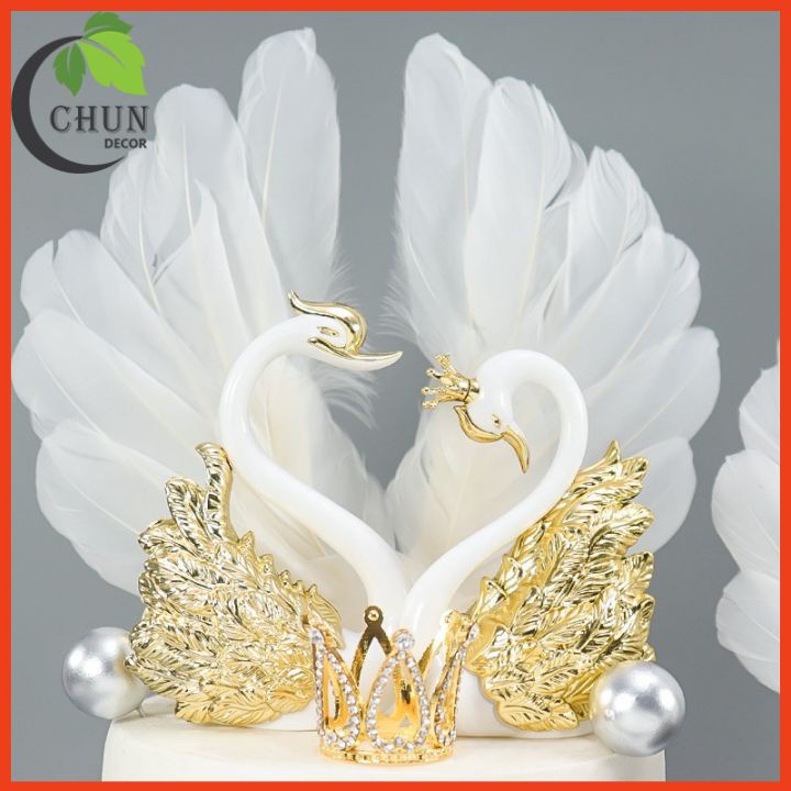 Dụng Cụ Trang Trí Bánh Sinh Nhật- Thiên Nga 1 Đôi