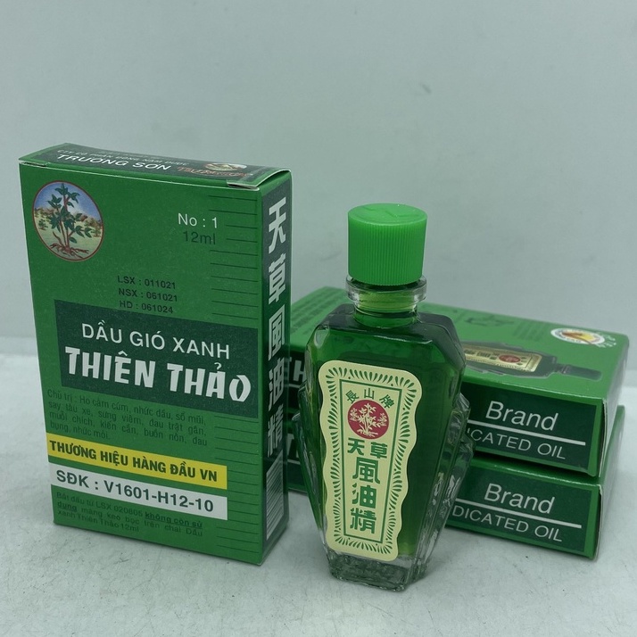 Dầu gió xanh Thiên Thảo 12ml