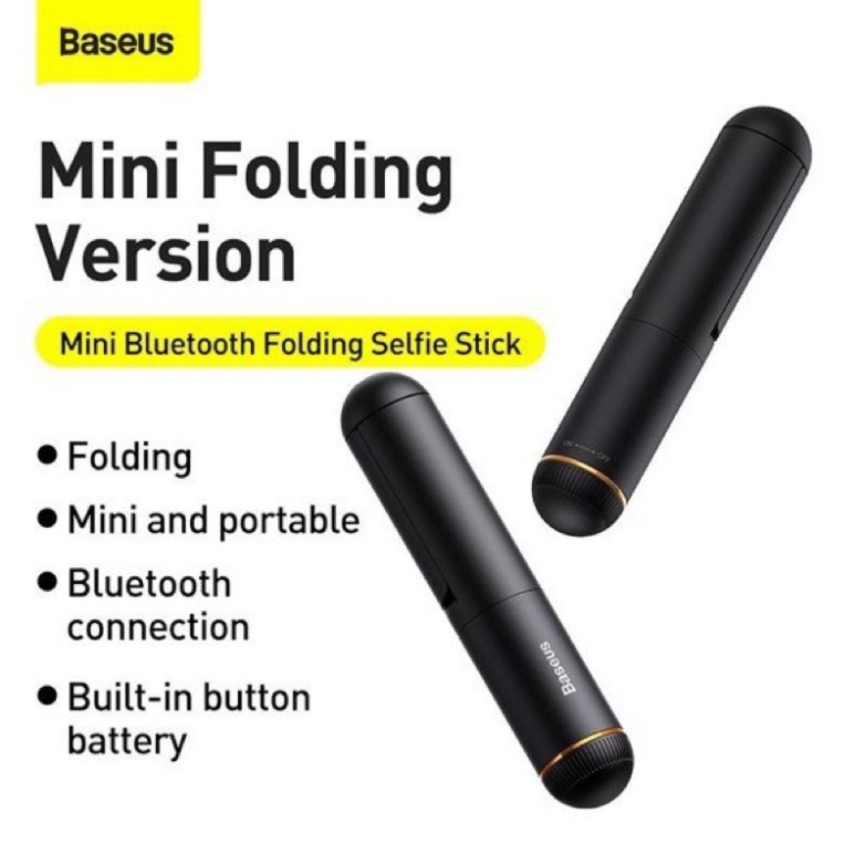 Gậy tự sướng Baseus Ultra Mini Bluetooth Folding Selfie Stick | BigBuy360 - bigbuy360.vn