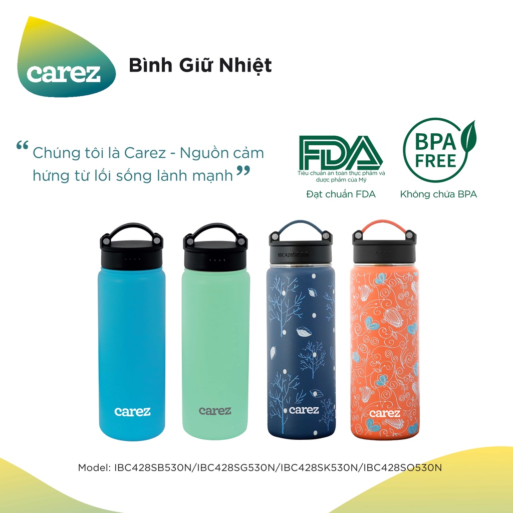BÌNH GIỮ NHIỆT CAREZ 530ml  IBC428SO530N