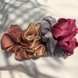 Scrunchies vải lụa chất đẹp mịn giá rẻ [HÌNH THẬT TỰ CHỤP] [TRỢ PHÍ VẬN CHUYỂN]