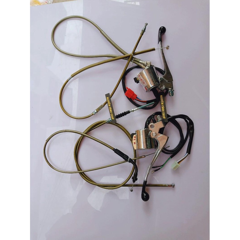 Cùm công tắc xe 67 full dây gắn