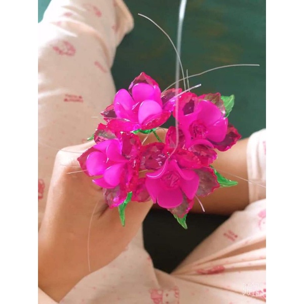 1kg nguyên liệu làm hoa đào đá pha lê