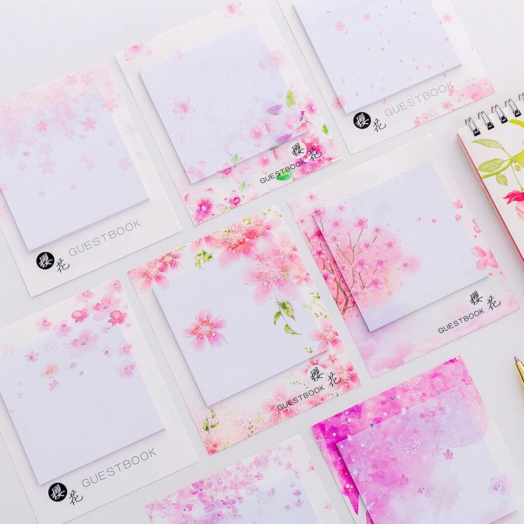 Cherry Blossoms
Stickers Sticky Notes
Small Fresh Note Book