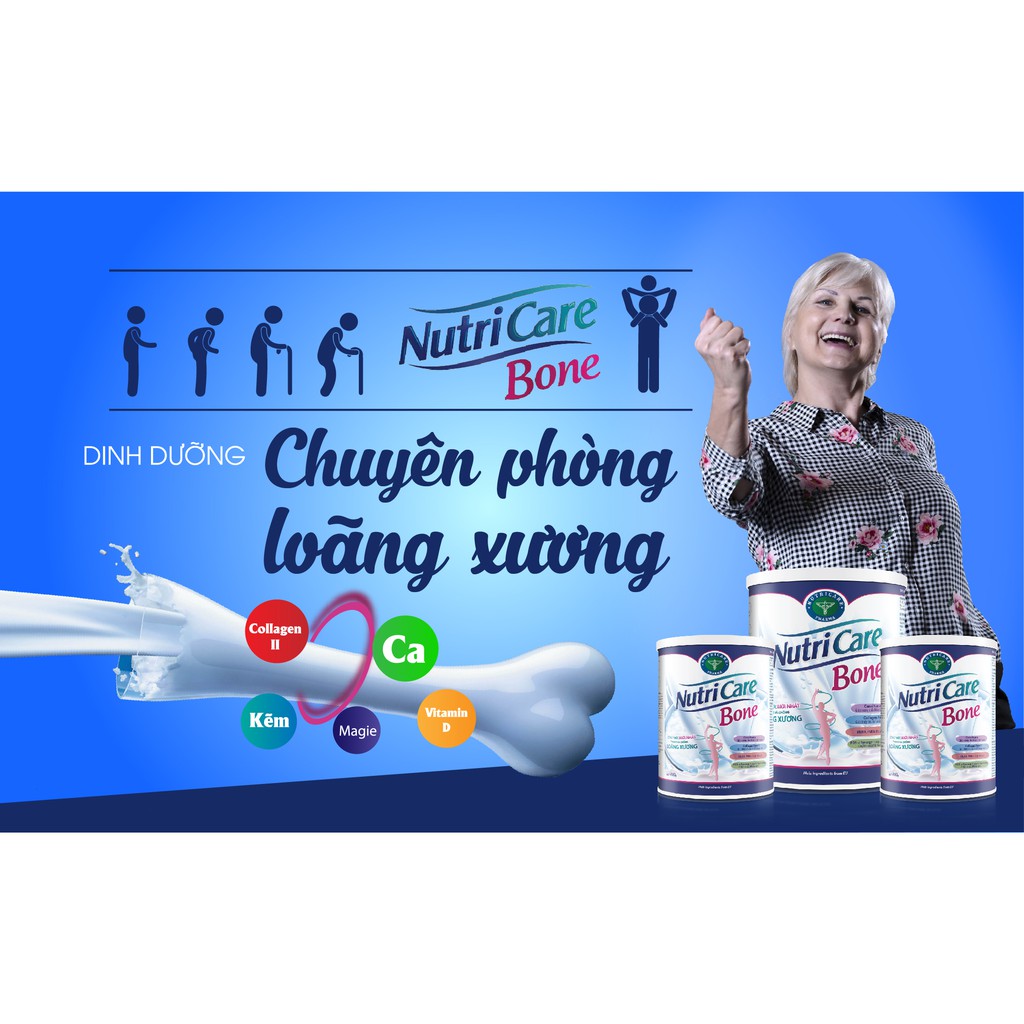 Sữa canxi Nutricare Bone 900g Cho Người Bị Loãng Xương kho dich khop date moi 2025