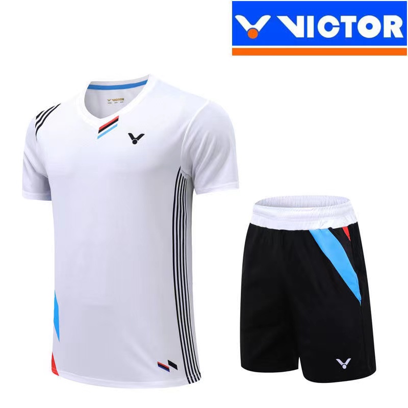 Bộ Quần Áo Thể Thao Victor Cầu Lông Nhanh Khô Thoáng Khí Cho Nam Nữ