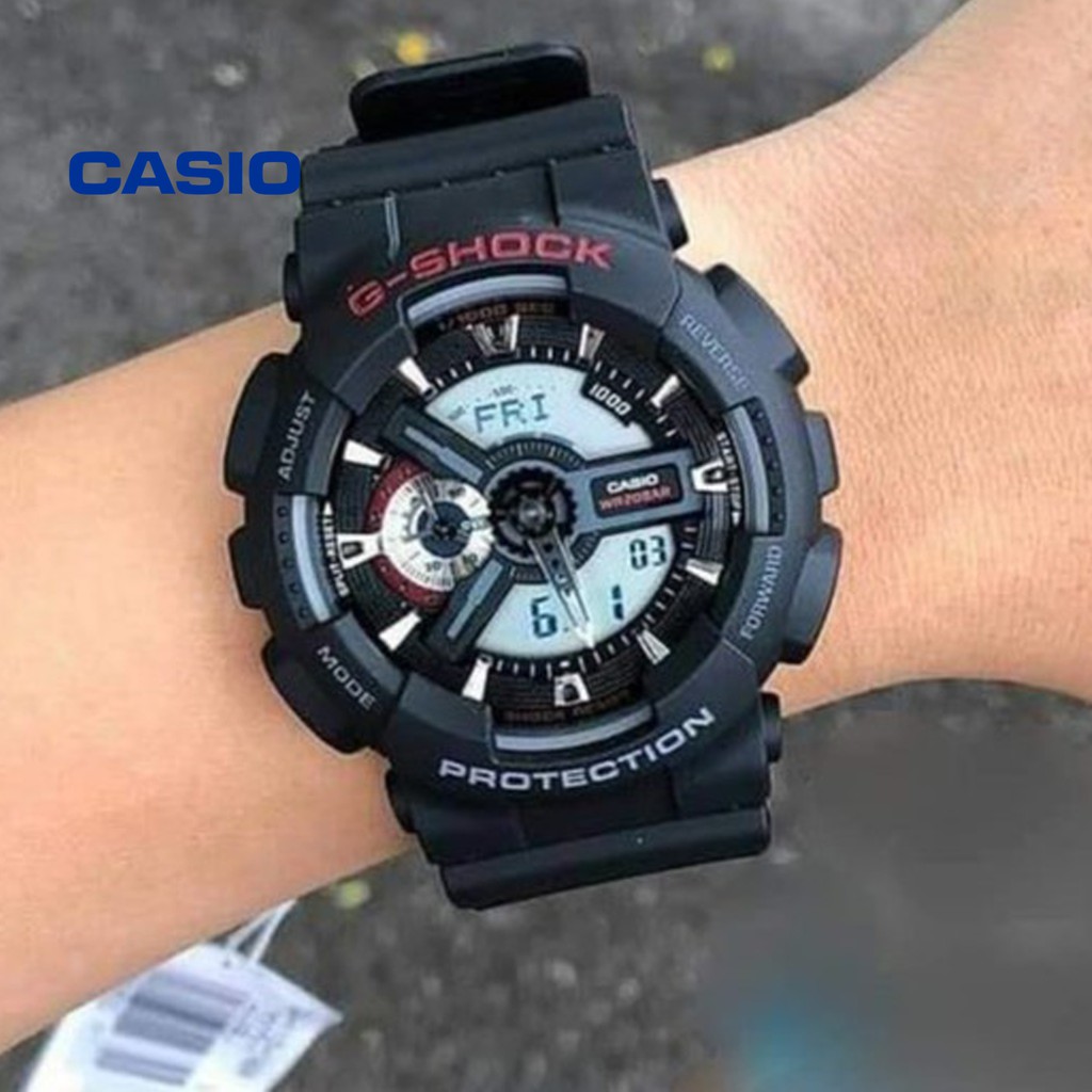 Đồng hồ nam CASIO G-Shock GA-110-1AHDR chính hãng - Bảo hành 5 năm, Thay pin miễn phí
