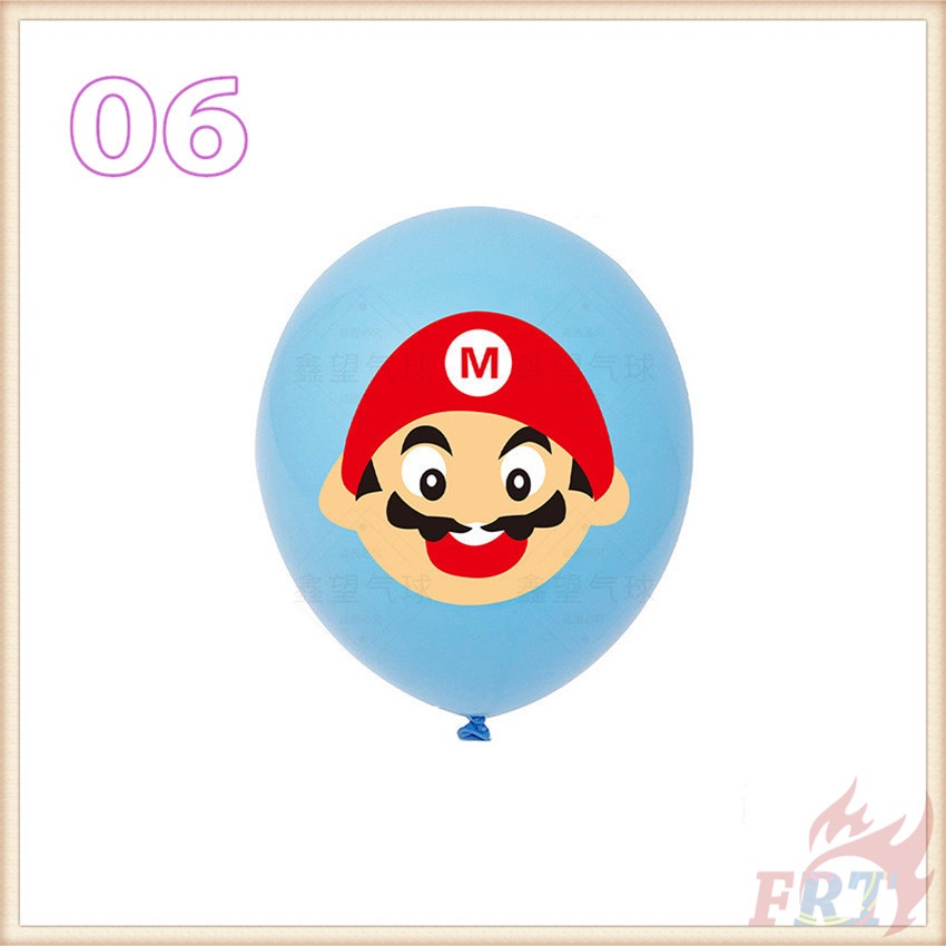 Bong bóng Latex hình Super Mario Bros series 02 dùng cho trang trí tiệc sinh nhật