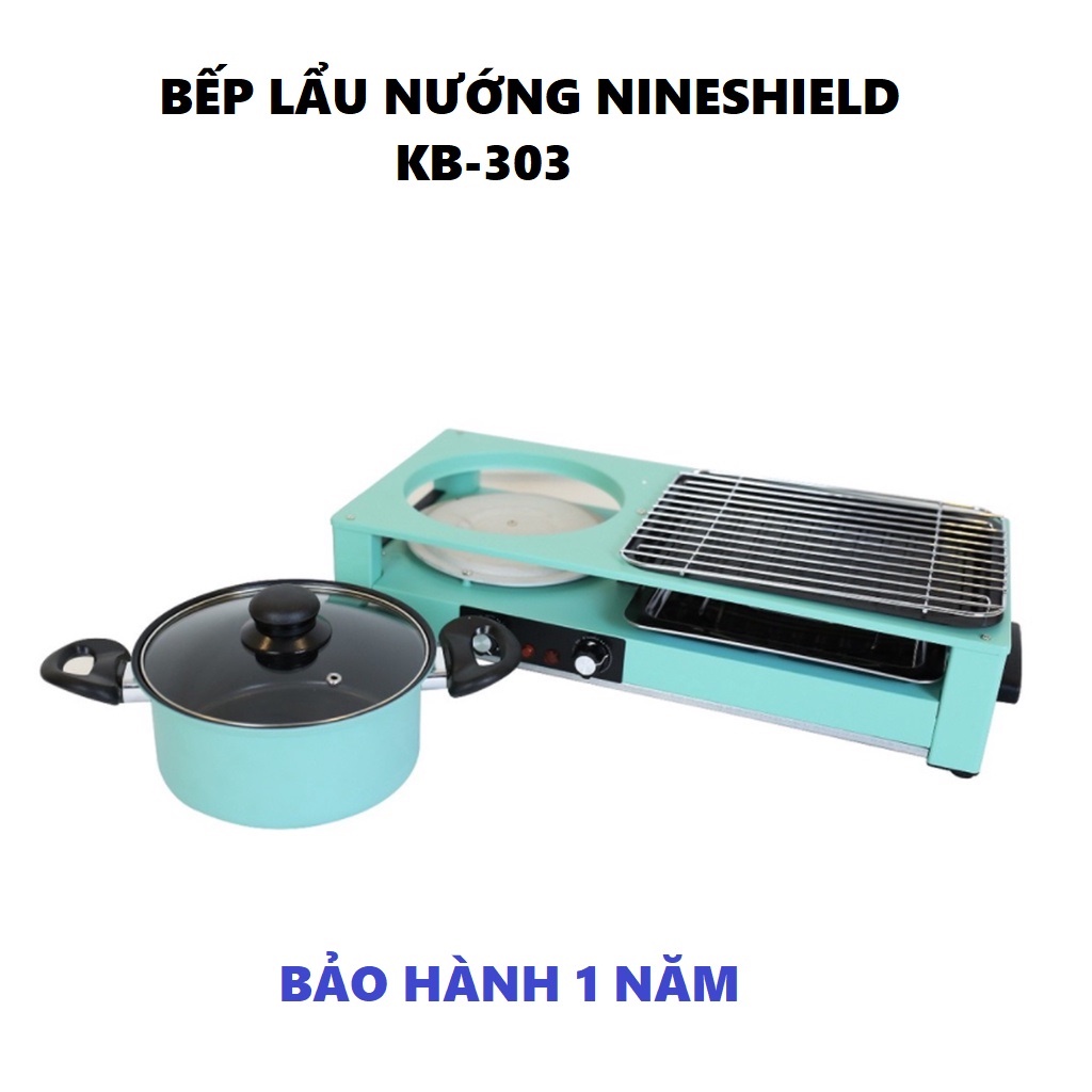 Bếp lẩu nướng Nineshield Kb-303 siêu khỏe siêu nhanh công suất 2200W