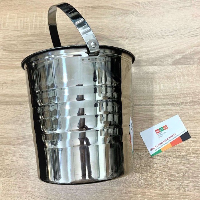 Xô đựng đá INOX có tay xách