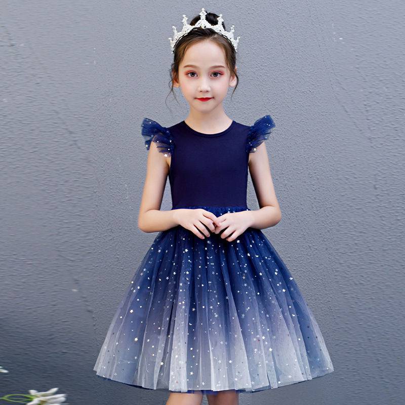 [Kacily]dầm bé gái Váy dự tiệc cho bé gái thời trang Hàn Quốc 1-8 tuổi  nhập khẩu Váy công chúa cho bé gái