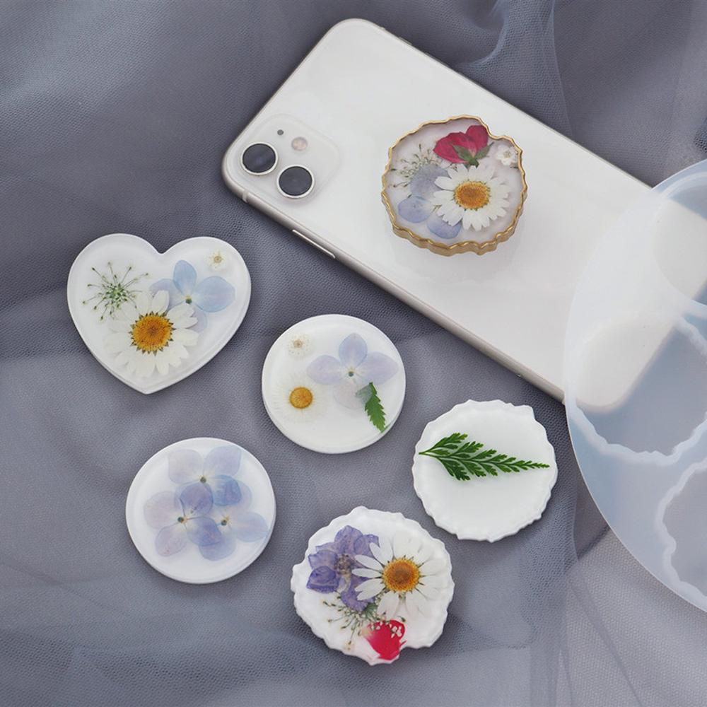 Khuôn Silicone Làm Giá Đỡ Điện Thoại Resin DIY