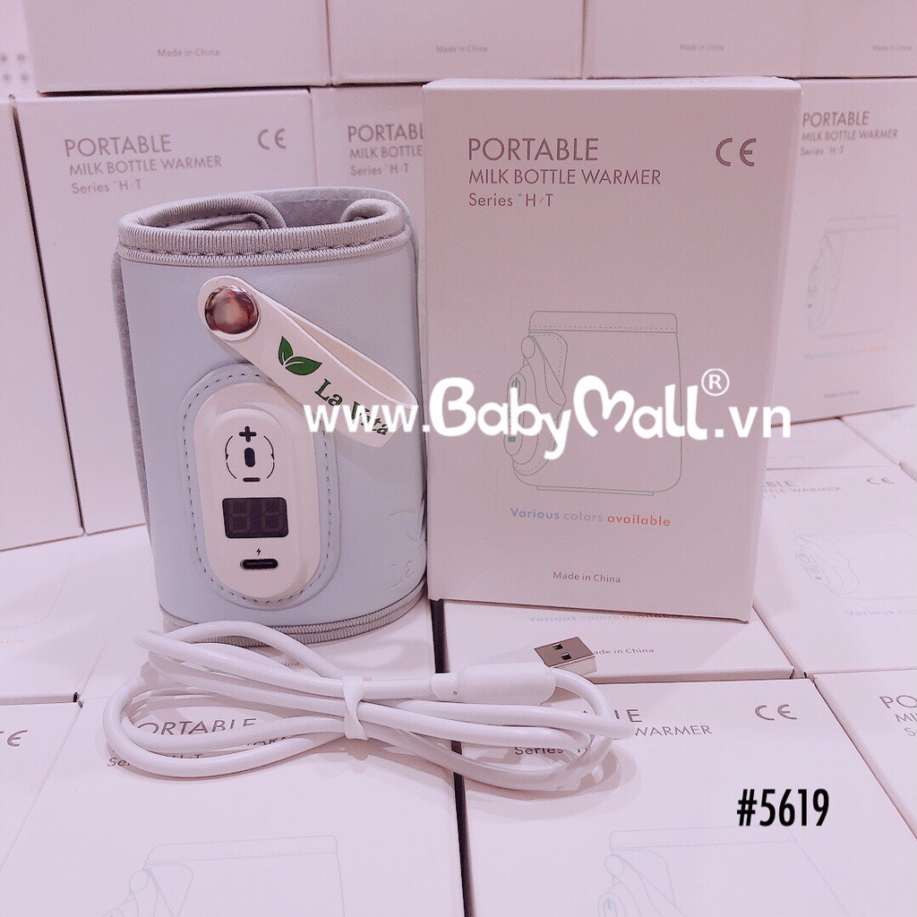 Hâm ủ bình sữa di động thông minh - máy ủ hâm bình sữa sạc bằng USB LA VITA