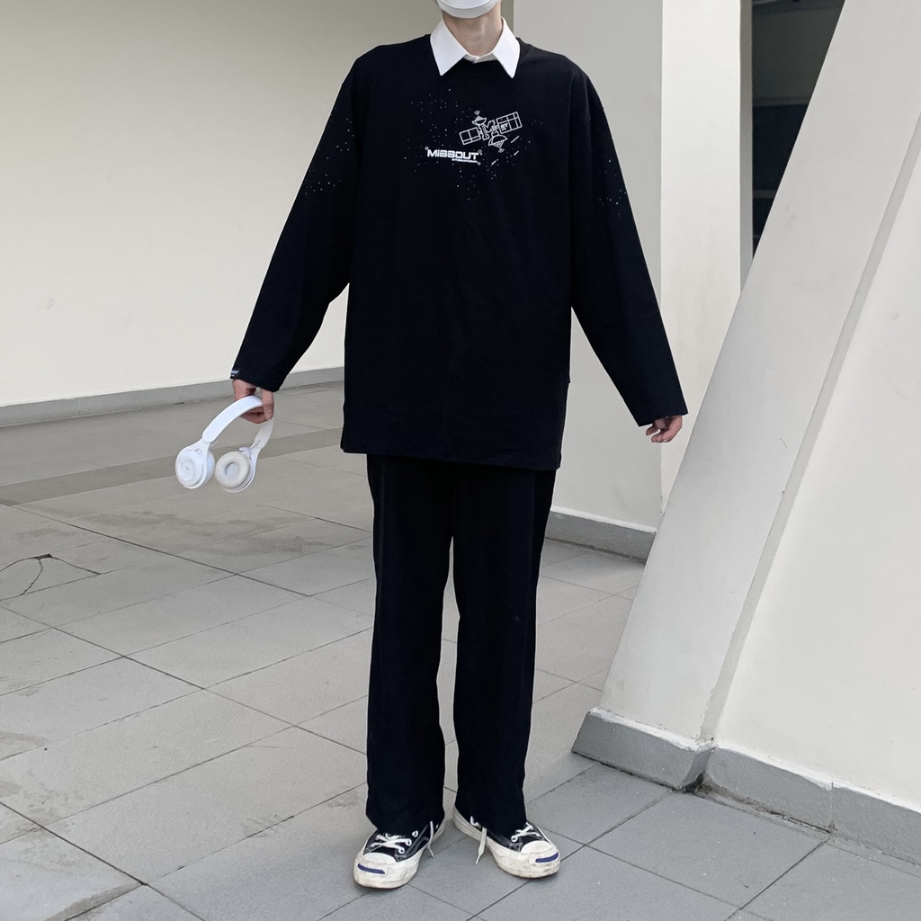 Áo nỉ sweater DÀI TAY SATELLITE (N439)