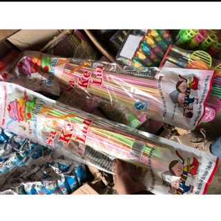 Kẹo ống bột dài tăm lạnh 1 túi nhiều thanh