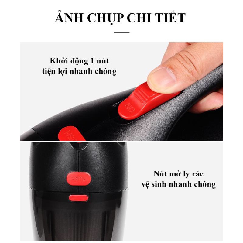 [✅MẪU MỚI✅] Máy hút bụi cầm tay Mini Cầm Tay Đa Năng Không Dây ô tô - Gia Đình - Vacuum Cleaner