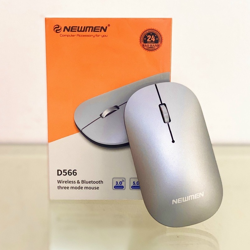 Chuột máy tính không dây kết nối đa chế độ Newmen Dual Mode D566