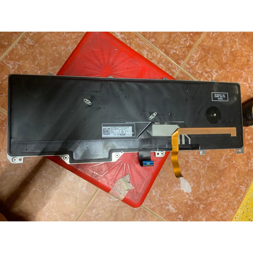 Bàn phím Laptop DELL ALIENWARE 17 R4 Alienware 17 R4 2016, 00WN4Y PK131QB1A00, NSK-EE0BC 01 US