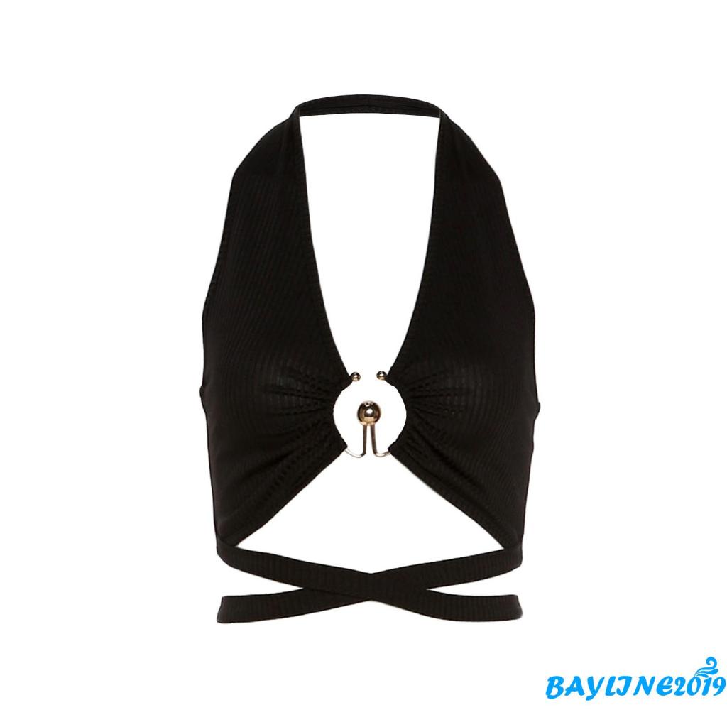 Áo Lửng Hai Dây Màu Trơn Hở Rốn Thời Trang Gợi Cảm Cho Nữ