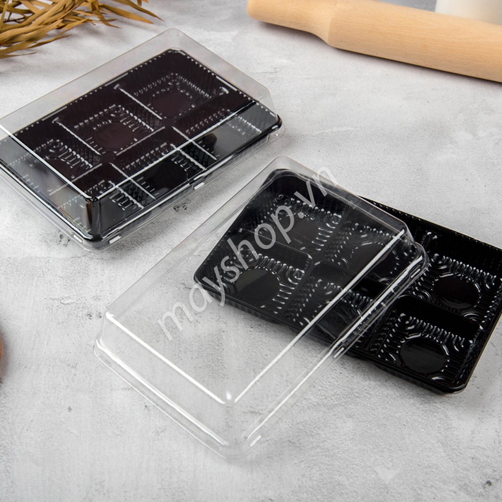 10 hộp nhựa chữ nhật 6 ngăn HT530