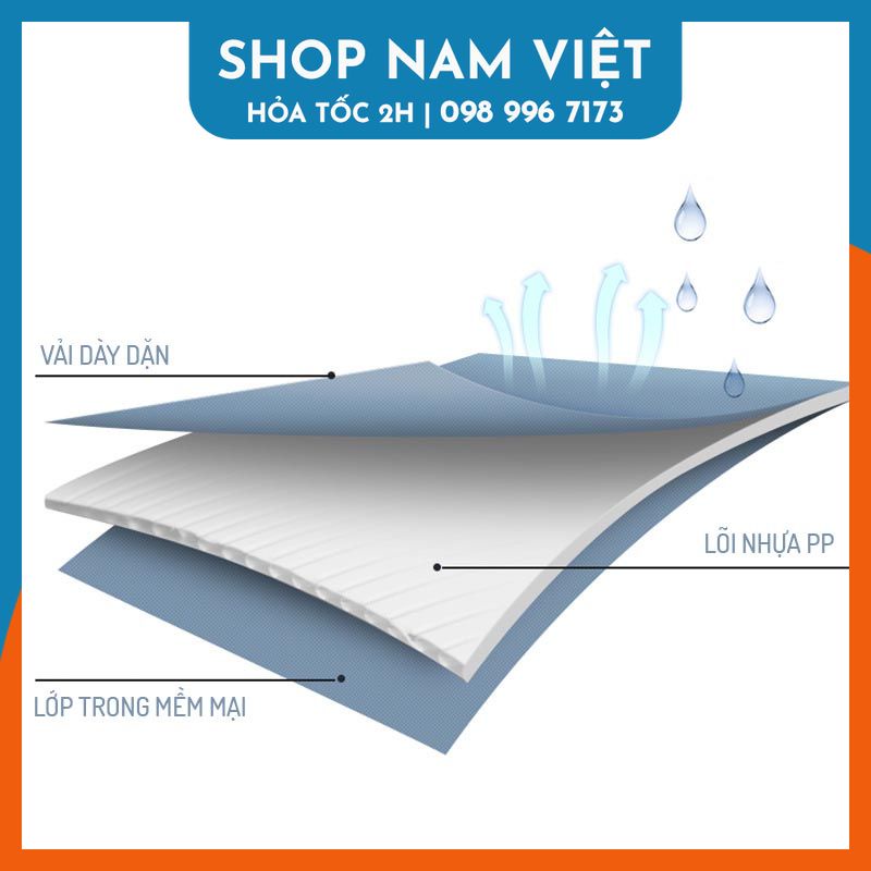 Hộp Vải Đựng Đồ Có Chia Ngăn Lõi Nhựa Chắc Chắn