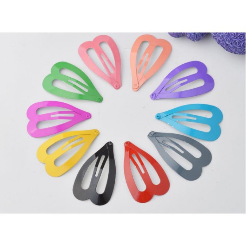 Bán lẻ 1 cái kẹp bấm tóc nhiều hình khác nhau mua kèm đơn cho bé gái