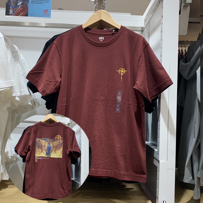 Áo Thun Ngắn Tay In Hình Uniqlo UT Gundam Joint Cá Tính Cho Nam Nữ447507