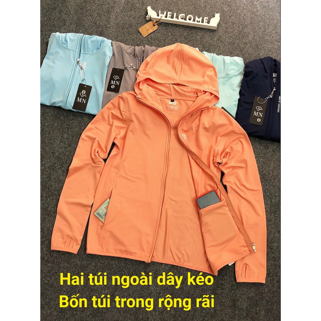 Áo chống nắng nữ MN Fashion Chất thun Kim Cương mỏng mát thông hơi | BigBuy360 - bigbuy360.vn