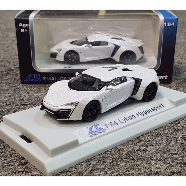 Xe Mô Hình Lykan Hypersport 1:64 Smallcarart ( Trắng )