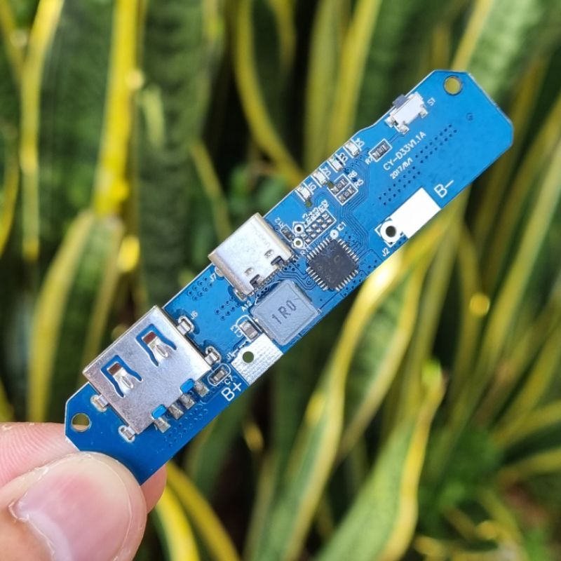 Mạch sạc dự phòng 5V 3A cổng Type C có led báo dung lượng - Hàng mới giá nghiên cứu