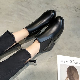 Boot nữ cổ thấp 2020đế 5cm-GCG07