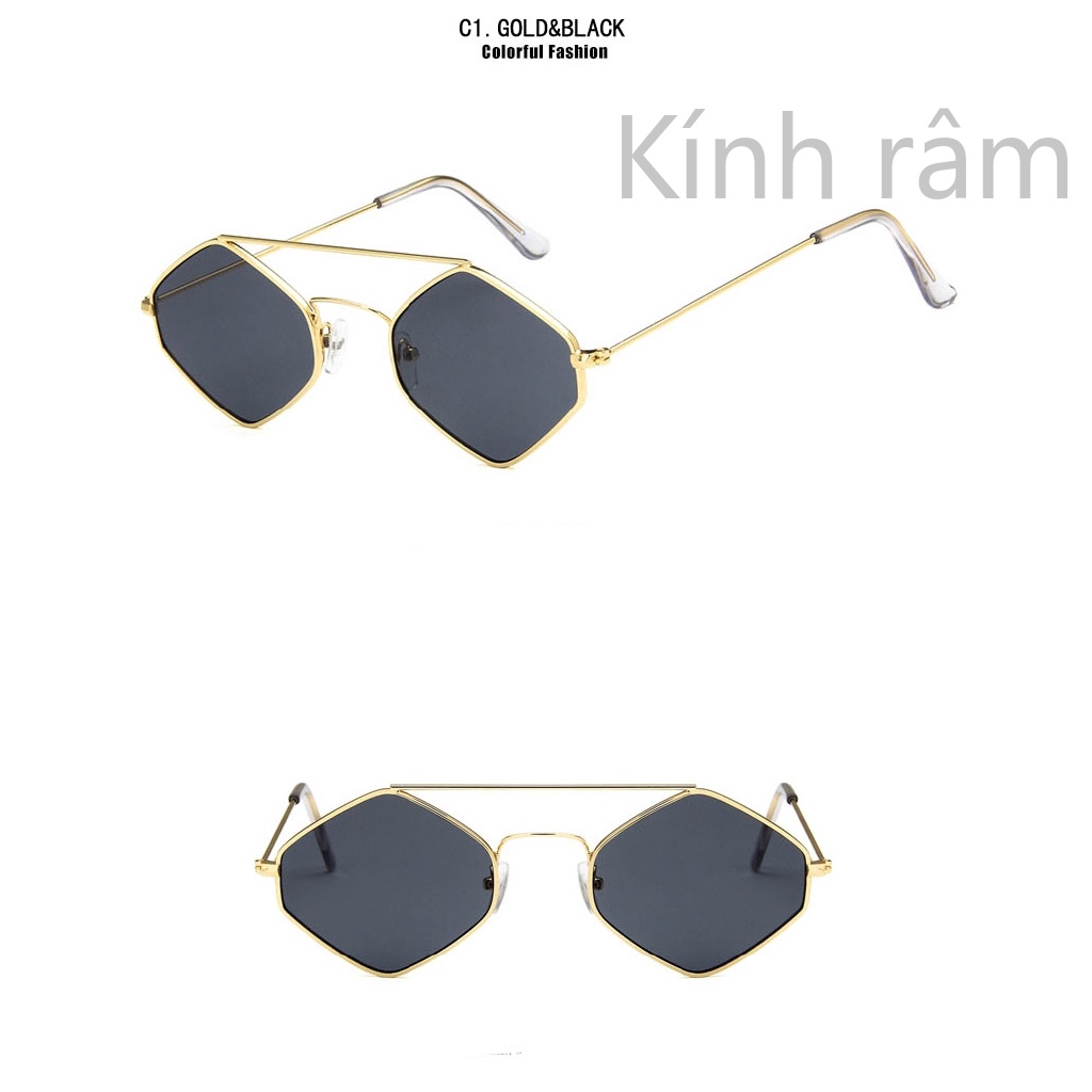 Kính mát hình đa giác thiết kế mới 2019