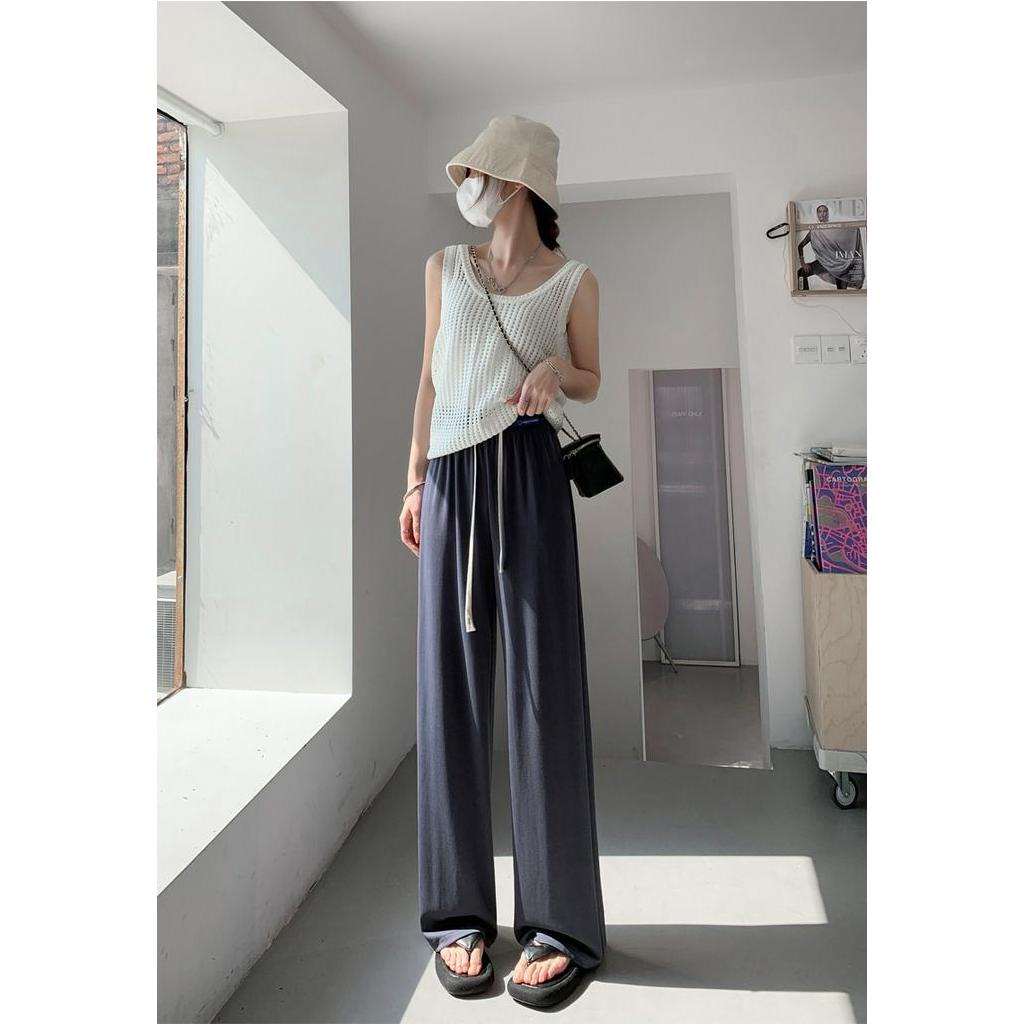 Quần Ống Suông Lưng Cao Thời Trang Xuân Hè Sành Điệu 61564