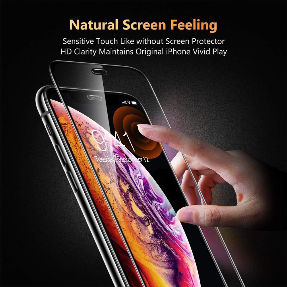Kính cường lực 10D chống trượt thích hợp cho Iphone 6 6s 7 8 8plus X Xs 11pro Xr 11 pro Max
