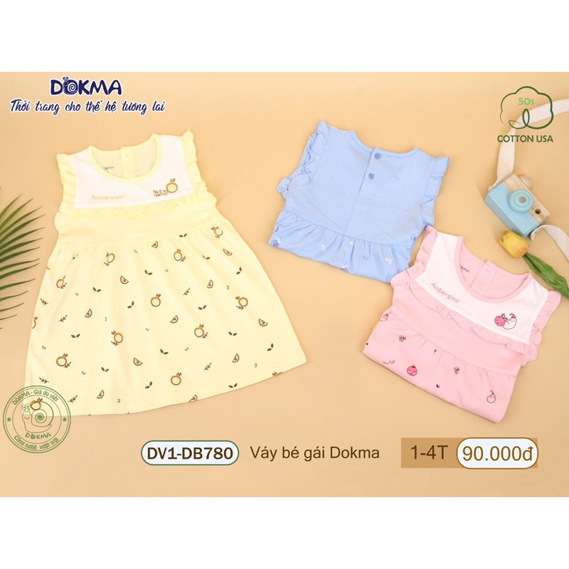 Váy bé gái Dokma 1-4tuổi