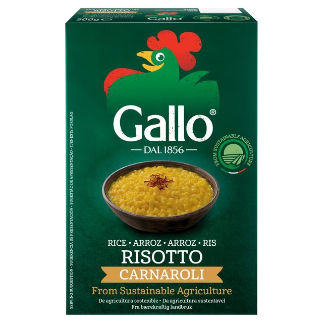Gạo Ý Risotto Carnaroli Vegan hiệu Gallo 500G
