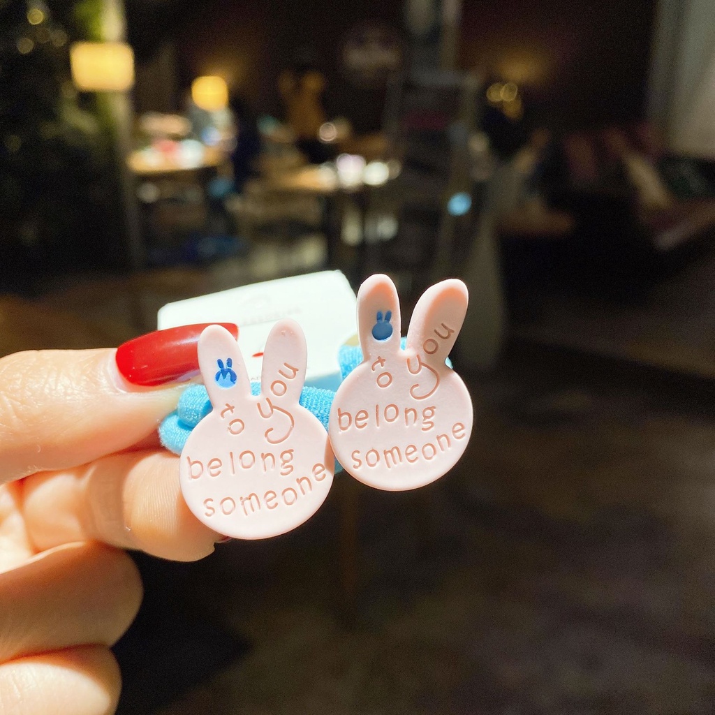 [Bộ 7] Dây Buộc Tóc Dây Cột Tóc Hàn Quốc Màu Kẹo Phụ Kiện Thời Trang Cho Nữ AB013