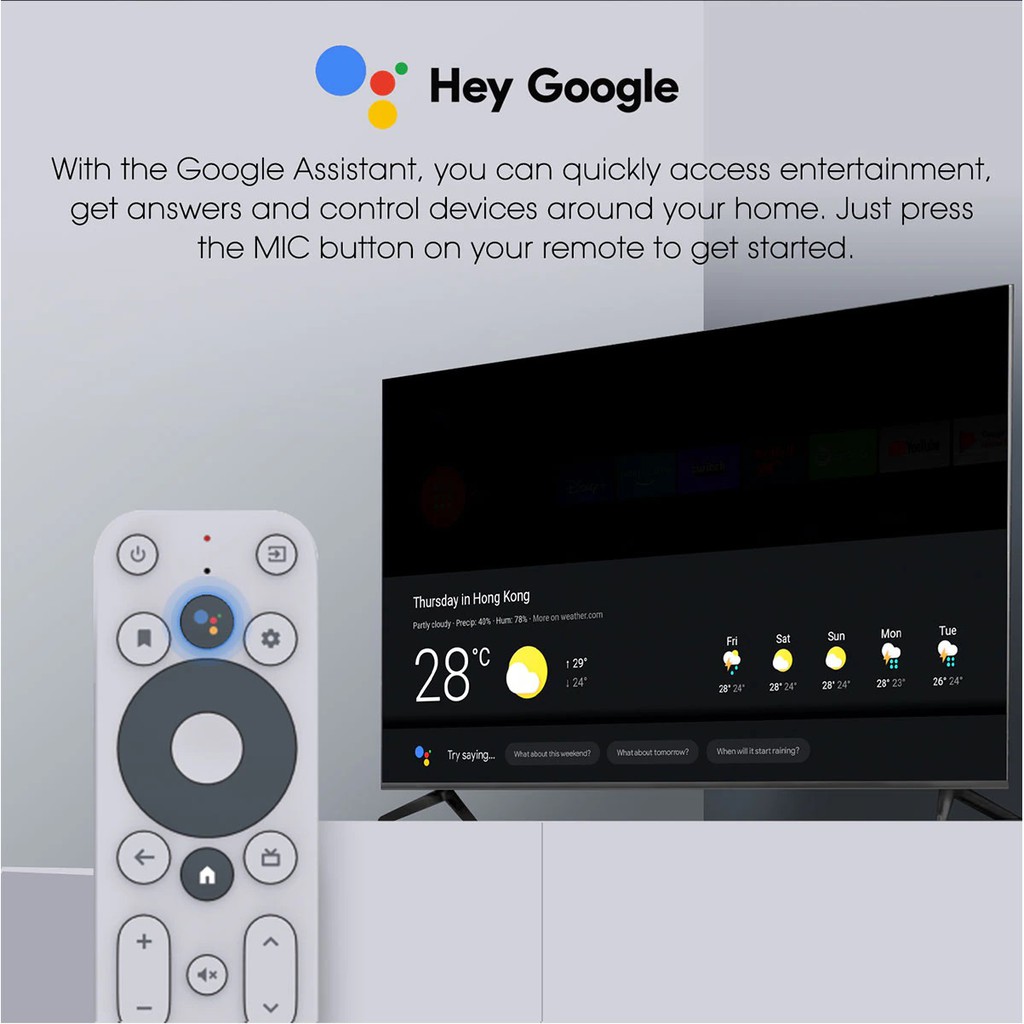 Android Box Mecool KM2, CPU S905X2-B, DDR4 2GB, eMMC 8GB, Android TV 10 chính chủ Google, remote voice theo box