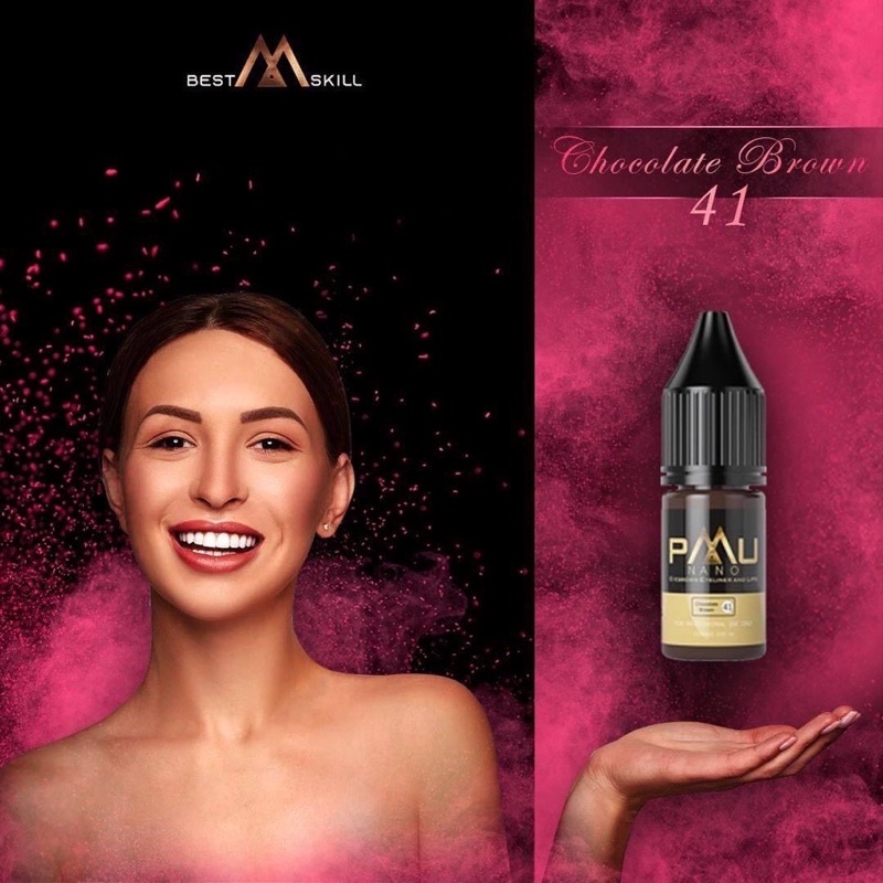 [CHÍNH HÃNG] Mực Nano PMU Cao Cấp Phun Xăm Mày Môi Mí-10ml