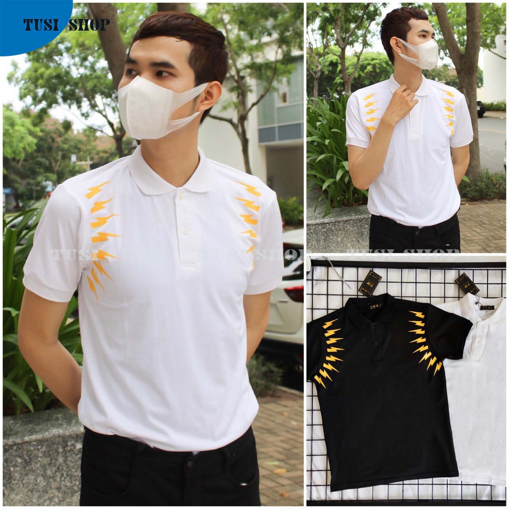 [SIÊU GIẢM GIÁ] Áo thun nam ngắn tay cổ bẻ, áo cổ trụ nam nữ in chữ DI.OR ngang ngưc | BigBuy360 - bigbuy360.vn