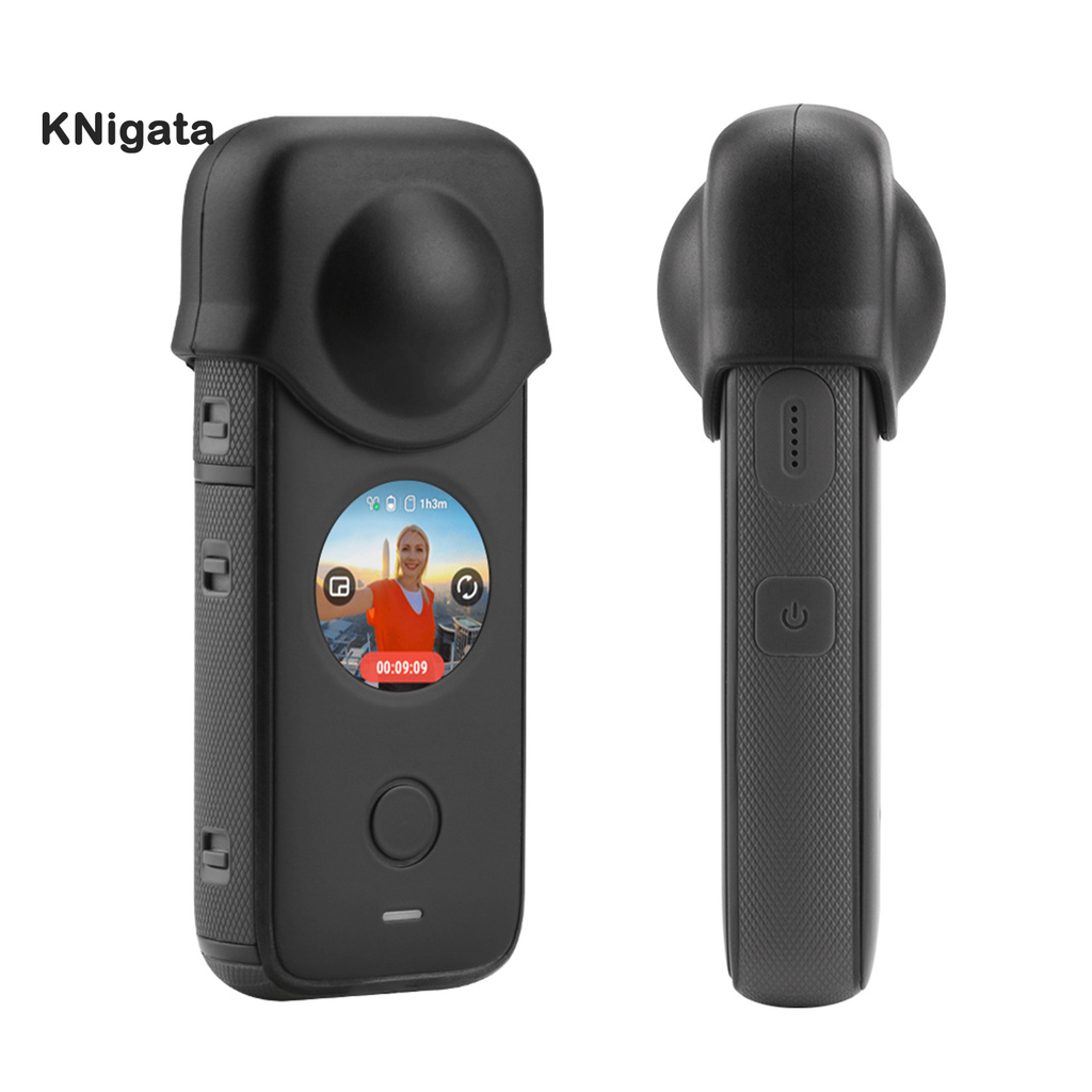 Nắp Đậy Ống Kính Máy Ảnh Bằng Silicon Chống Bụi Có Thể Tháo Rời Cho Insta360 One X2